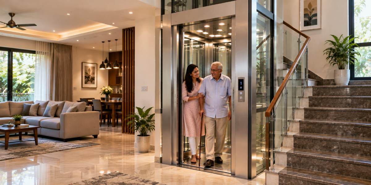 Installing an Elevator in an Existing House for improved accessibility